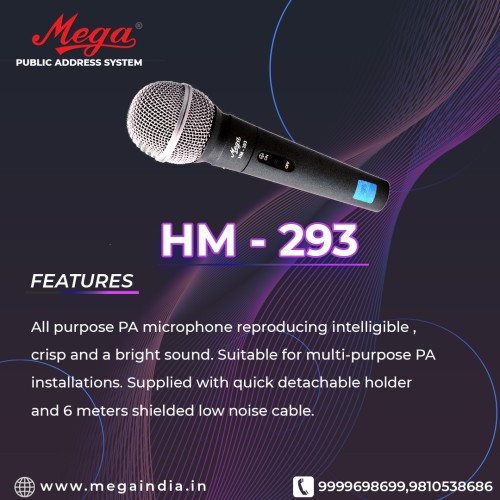 HM 293 P.A. Microphones